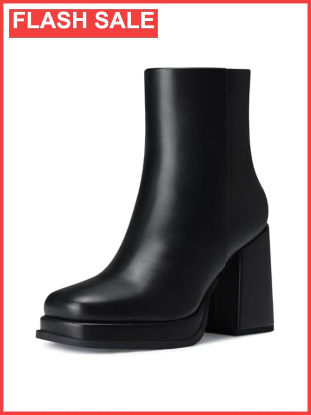 Women’s Platform Ankle Boots Chunky High Heel Comfort Booties